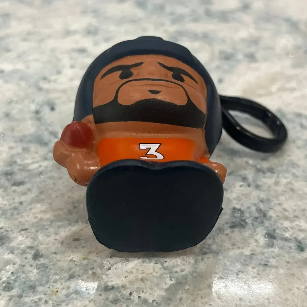 NFL Party Animal's Squeezymate Legend Russel Wilson #3 Denver Broncos Bag Clip
